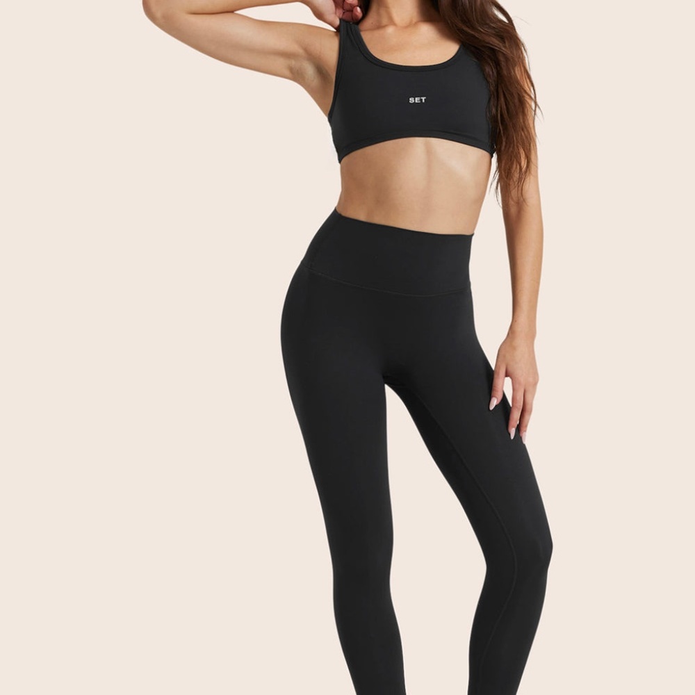 SET Active AIRLUXE™ BREATHE HIGH-RISE LEGGINGS - ONYX Size SOnyx / S - Picture 2 of 3
